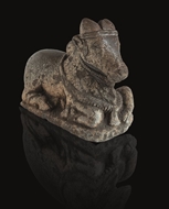 Picture of STONE SCULPTURE OF NANDI (BULL)