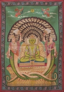 Picture of PAINTING ON CLOTH OF  SHASTA PARASHVANATH