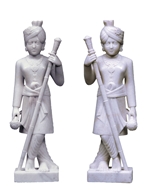 Picture of PAIR OF COLONIAL DWARPALS (Guards)