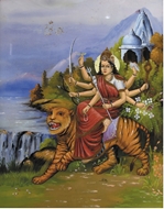 Picture of GLASS PAINTING - Kalighat Style