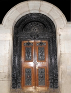Picture of CARVED TEMPLE DOOR