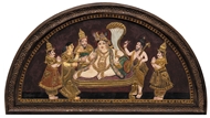 Picture of TANJORE PAINTING - KRISHNA