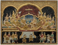 Picture of TANJORE PAINTING - KRISHNA & BALRAMA