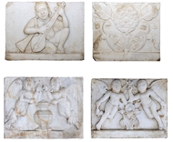 Picture of Four Makrana Marble Plaques
