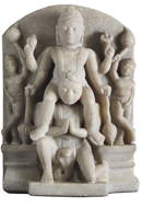 Picture of Vishnu on Garuda