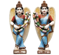 Picture of Marble Statues of Temple Attendants
