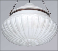 Picture of A fluted large American glass dome (lot 31)