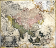 Picture of ASIA CARTE DE L’ASIE, ASIA