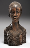 Picture of Ebony (Hardwood) African figurehead