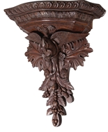 Picture of A fine and intricately hand carved rosewood wall