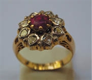 Picture of A Circular Burmese Ruby Ring