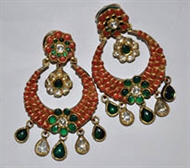 Picture of A very traditional north-Indian Pair of Earrings
