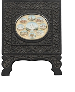 Picture of Set of nine Miniature paintings - Taj Mahal, Golden Temple etc