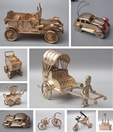 Picture of A group of nine fine Colonial Silver miniature toys