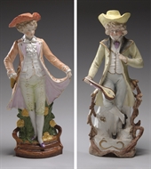 Picture of Two Continental porcelain