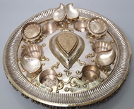 Picture of An attractive Rajasthani Silver Ceremonial Pandaan