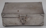 Picture of An Art Deco pattern Silver Jewellery Box