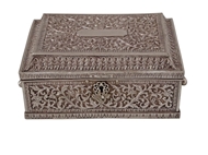 Picture of A very attractive hand carved Kutch Bhuj Silver Jewellery Chest