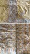Picture of A very fine and exquisite hand embroidered set of Pashmina Woolen Sarees