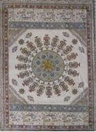 Picture of A Persian cotton durri/floor hand block printed mat