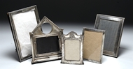Picture of A collection of five Birmingham Hallmarked silver photograph frames