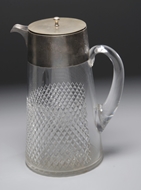 Picture of A large cut glass jug