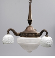 Picture of A French brass ceiling light