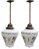 Picture of A pair of ceiling lamps