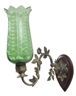 Picture of An Osler, brass wall fitting candlelight fitting