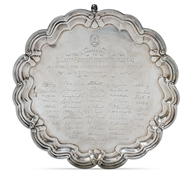 Picture of A silver presentation salver