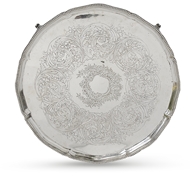 Picture of A George III silver salver