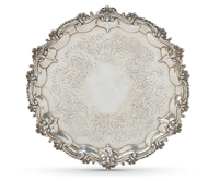 Picture of A Victorian silver salver