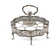 Picture of A Indian silver glass container