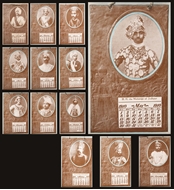 Picture of INDIAN MAHARAJAHS CALENDAR FOR 1910