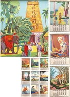 Picture of INDIAN PICTURES CALENDAR FOR 1936