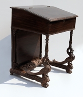Picture of A VERY UNUSUAL ROSEWOOD DAVENPORT