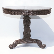 Picture of A ROSEWOOD TILT-TOP CENTRE TABLE