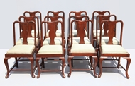 Picture of A SET OF TWELVE QUEEN ANNE-STYLE ROSEWOOD DINING CHAIRS