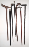 Picture of A SET OF SEVEN WALKING STICKS