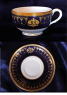 Picture of A VERY FINE GOLD GILTED JODHPUR ROYAL FAMILY’S DINNER SET