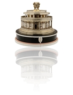 Picture of An archictectural casket depicting the Parliament of India building