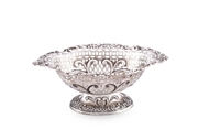 Picture of AN EDWARDIAN SILVER FOOTED BOWL