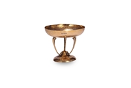 Picture of A GOLD PLATED SILVER TAZZA
