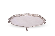Picture of A FINE SILVER OCTAFOIL SALVER