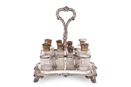 Picture of A SILVER CRUET SET