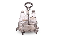 Picture of A SILVER CRUET SET
