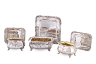 Picture of A MAGNIFICENT CONTINENTAL SILVER SET OF SIX ENTREE DISHES