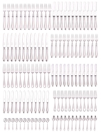 Picture of AN IMPRESSIVE GEORGE VI HALLMARKED SILVER TABLE CANTEEN OF CUTLERY FOR TWELVE PERSONS