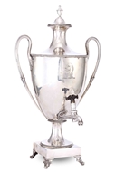 Picture of A CONTINENTAL SILVER TEA URN