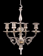 Picture of VICTORIAN FOUR LIGHT SILVER CHANDELIER